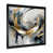 Impression noire sur toile encadrée sélectionné