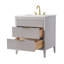 Ensemble de meuble-lavabo simple 30 po avec dessus en pierre reconstituée Bilroy-1395060403