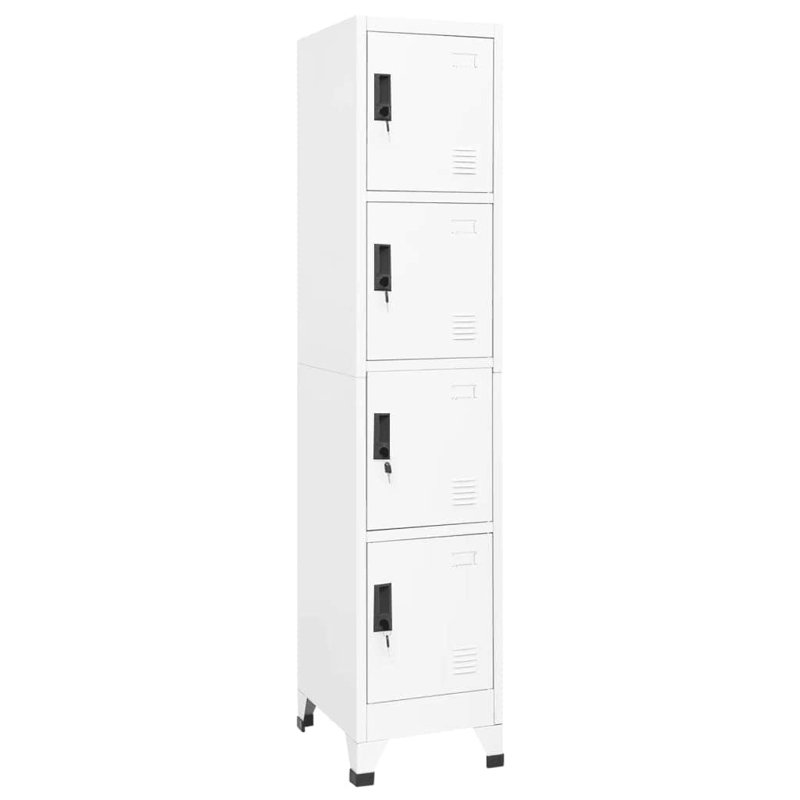 Armoire de rangement Locker Cabinet, Blanc
