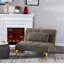 Canapé-lit convertible simple avec futon et pieds en métal doré-2097740631