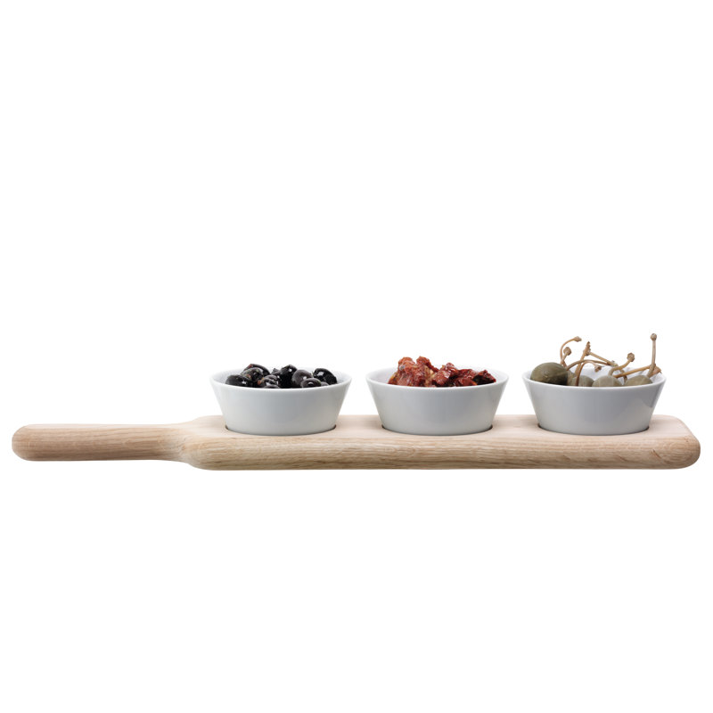 Paddle Porcelain Serving Bowl