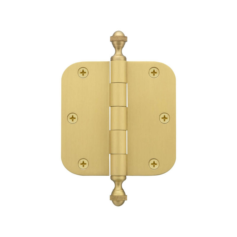 3.5'' x 3.5'' Brass Butt Bearing Hinge