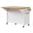 52'' Kitchen Island With Drop Leaf, Embossed Texture Kitchen Island On Wheels With Spice Rack, Towel Rack, 2 Doors And 5 Drawers, Kitchen Storage Cart With Adjustable Shelf For Kitchen, White-2042124746
