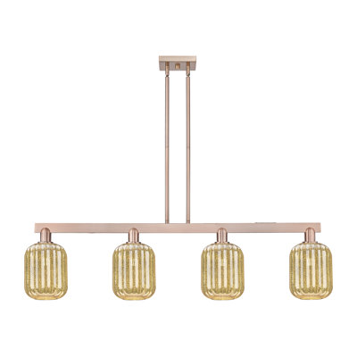 Luminaire suspendu pour îlot 4 lumières Hailsham
