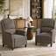 Fauteuil inclinable manuel rembourré pour le salon-2083478885