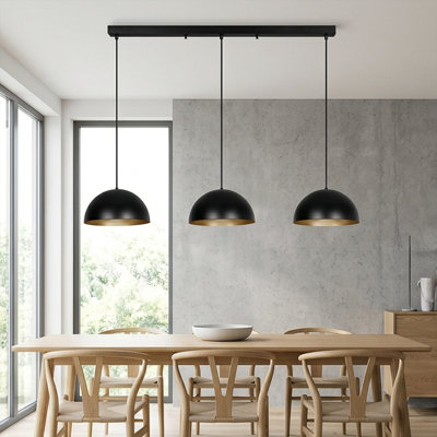 Elara 3-Light Kitchen Island Linear Pendant