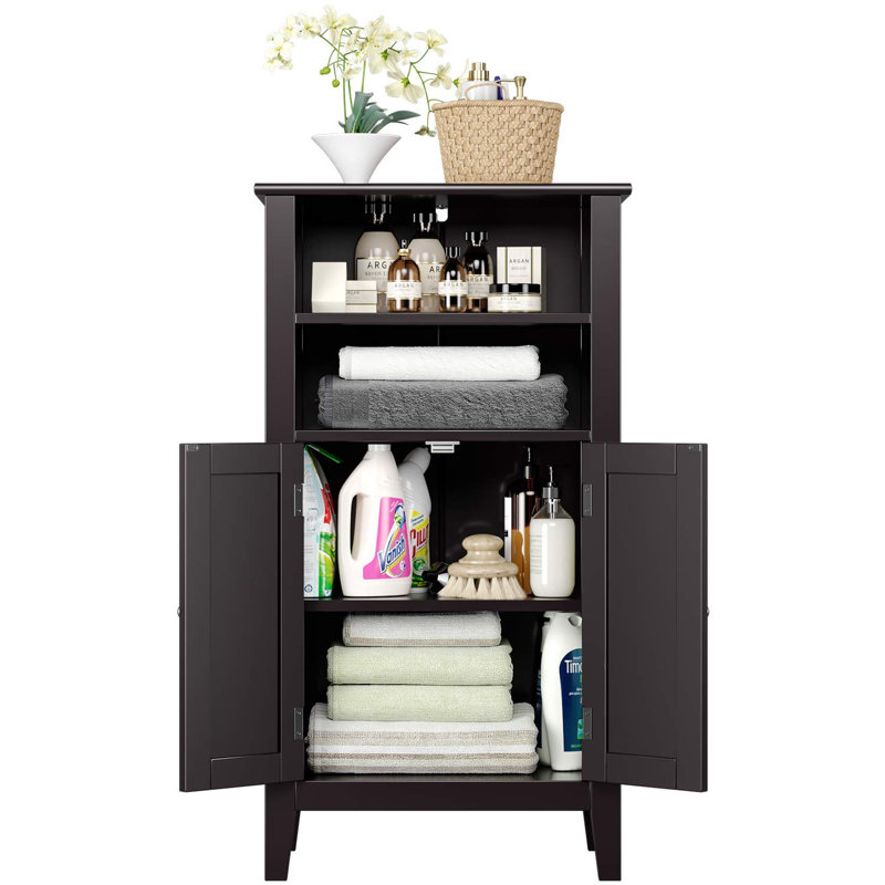 Bathroom Cabinet, Dark Brown