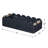 Scalloped Paper Rope Storage Basket, Decorative Shelf Basket With Wooden Handles-1668566624