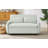 57.48" Pull-out Sofa Bed Convertible Couch 2 Seat Loveseat Sofa Modern Sleeper Sofa with Two Throw Pillows and USB Ports for Living Room-825265156