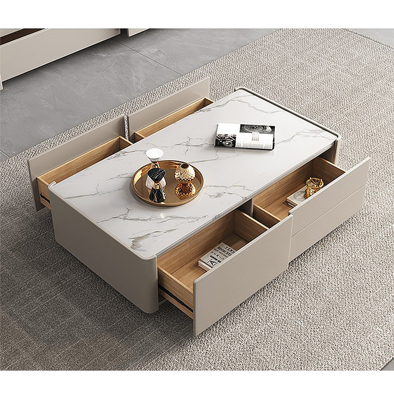 Table basse en ardoise de style italien moderne