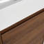 Petit meuble-lavabo flottant avec lavabo simple
