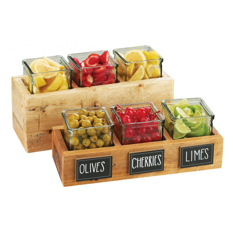 Madera Jar Display 14" X 5" X 3"