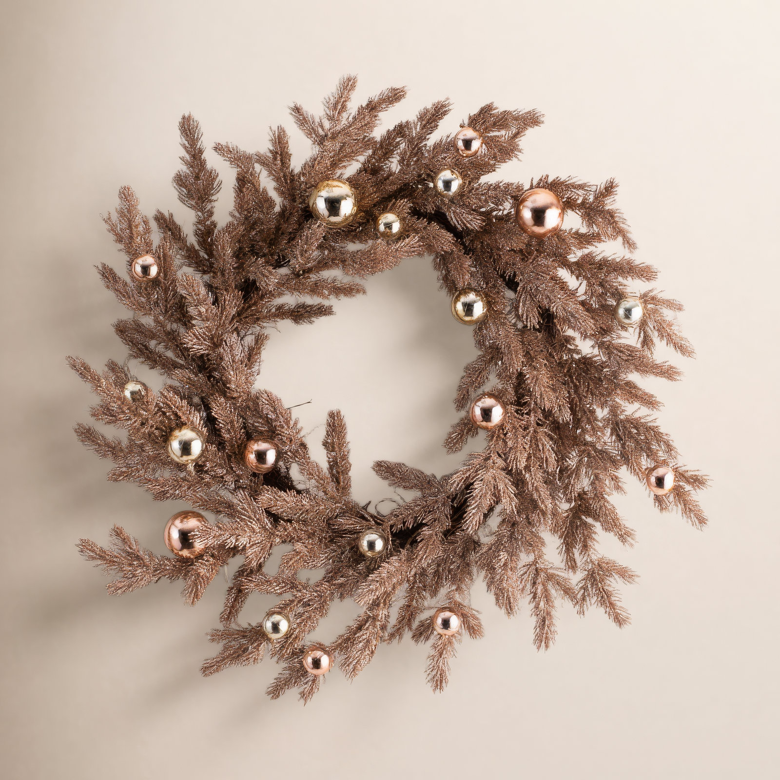24'' Faux Pine Silk Wreath