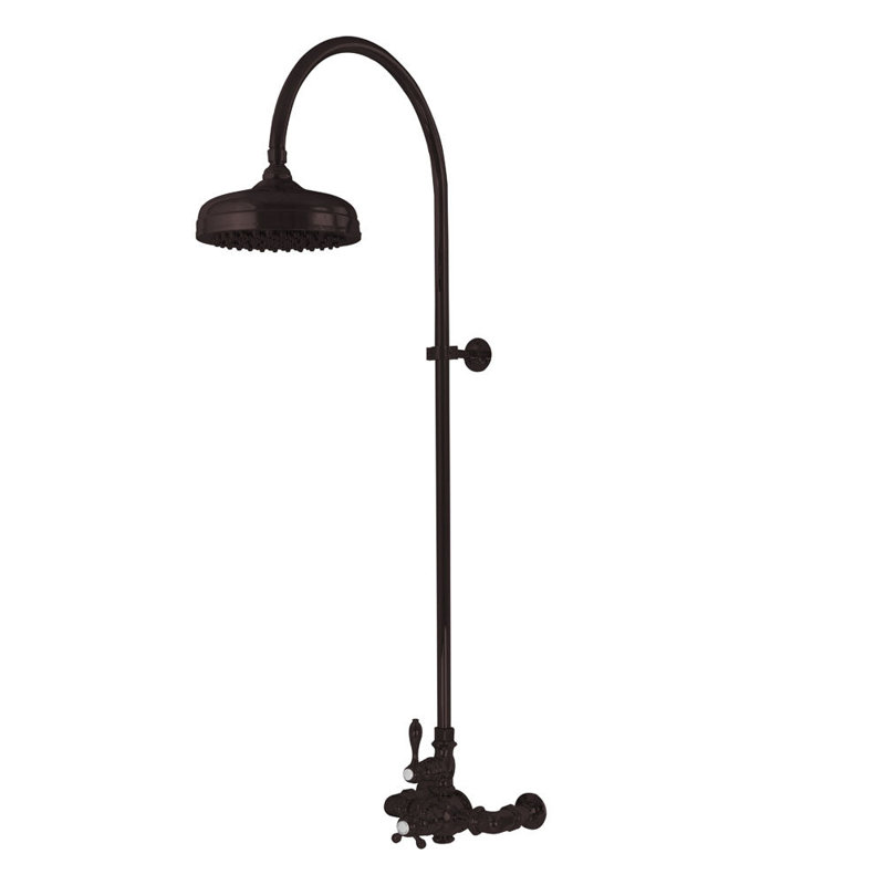 Exposed Thermostatic Shower System (P1087) by Strom Living, Oil Rubbed Bronze