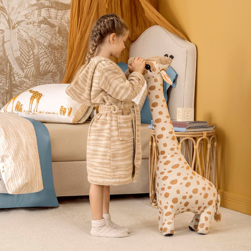 Peignoir à chevilles 100% coton avec poches et capuche Southbury, Enfants M