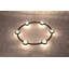 Lustre 8 lumières DEL Circolo, finition noire