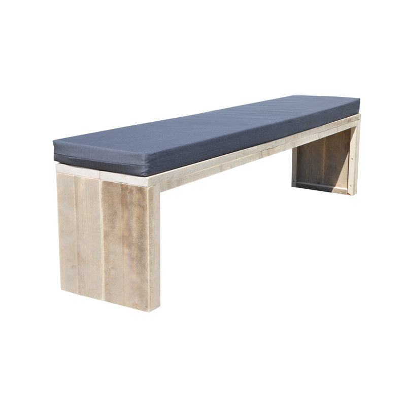 Murray Solid Wood Outdoor Bench, 78cm H x 180cm W x 38cm D