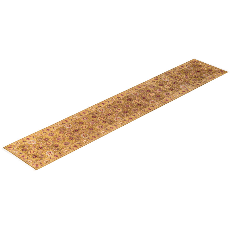 Classic One-of-a-Kind 2' 7" X 14' 2" Hand Knotted Area Rug