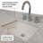 Single Bath Vanity 36 In. W X 22 In. D, Carrara Marble Countertop And 34 In. Mirror-509762815