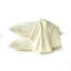 Drap La Shantam Floralqueen, 100% coton, ultra doux, respirant, inclus: 1 drap plat (100 po x 104 po) et 2 taies décoratives matelassées (20 po x 32 po) - Blanc-117990336-117990337