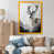 Impression dorée sur toile encadrée