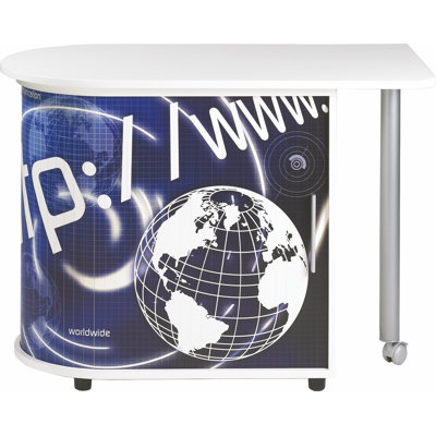 Foldable and Modular Oval Writing Desk