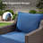 Outdoor Wicker Swivel Glide Chairs With Side Table – Set Of 3, Ergonomic Patio Seating With Plush Cushions & 360° Motion For Garden, Porch & Poolside-73484681