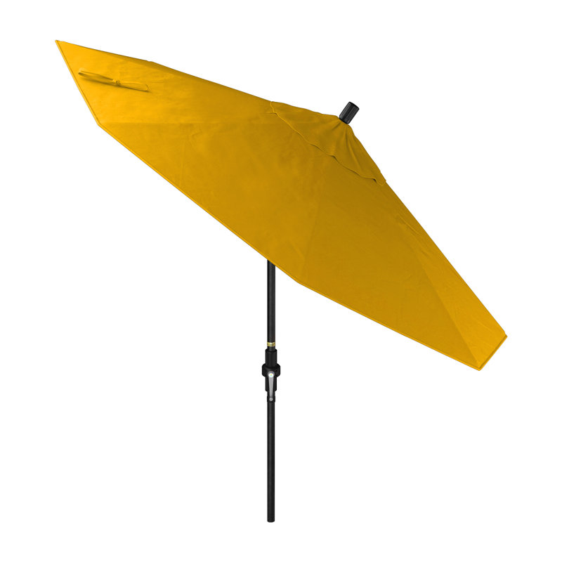 Parasol de marché 9 pi Austan, Palmier graphite - Pacifica Premium