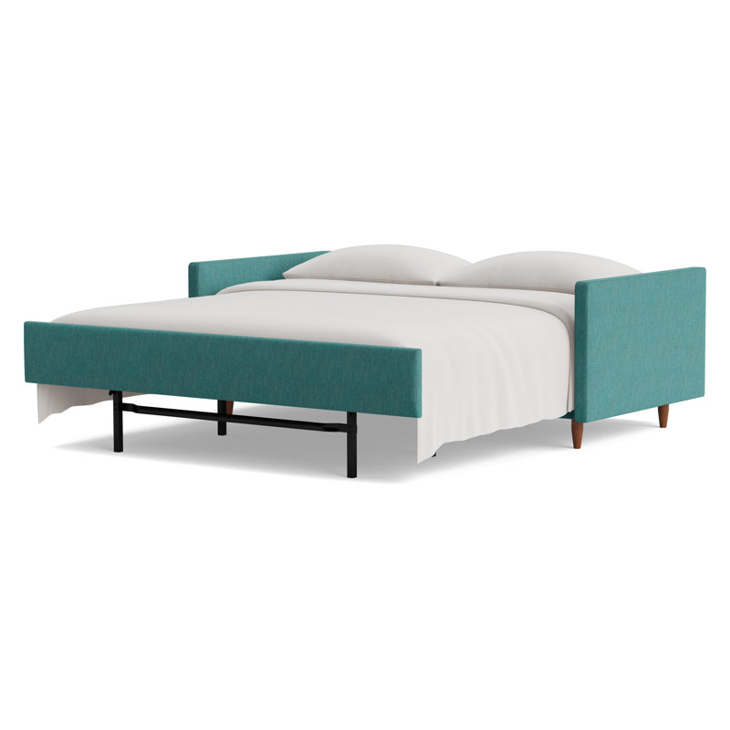 Skinny Fat Sofa Bed, Performance Weave - Spruce