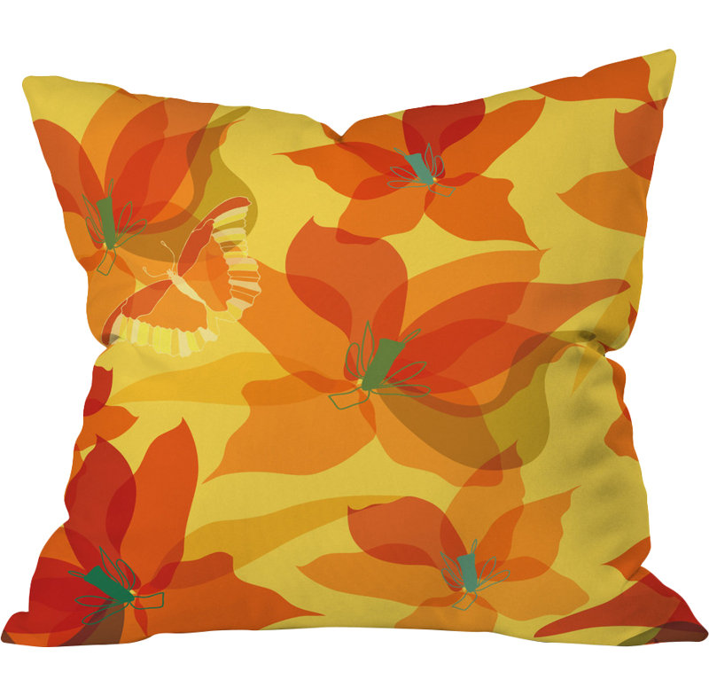 Polyester Throw Pillow, 26" x 26"