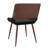 Mid-Century Modern Fabric Side Chair-1578373999