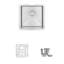 Stylish Undermount 15" Stainless Steel Single Bowl Kitchen Sink with Basket Strainer and Grid