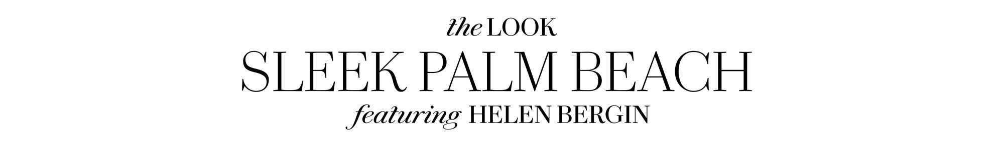 The Sleek Palm Beach