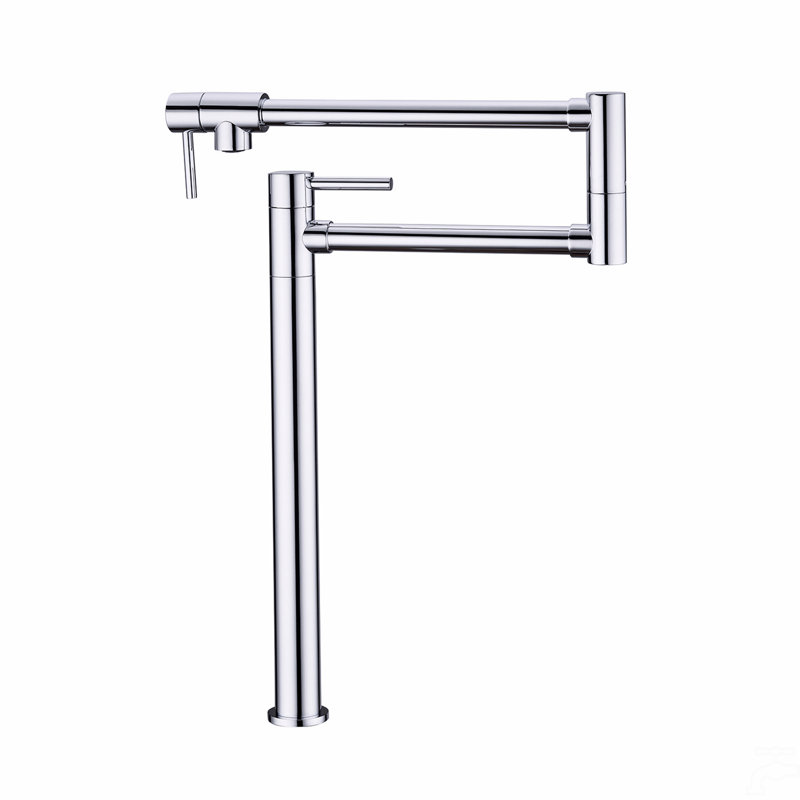 Pot Filler Faucet With Extension Shank, Chrome