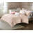 Raina Metallic Printed Comforter Set-10070222-10070220