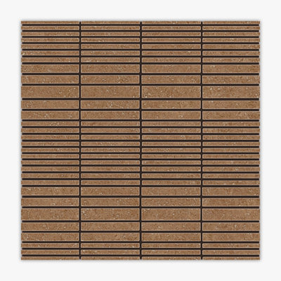 Noce Honed Helsinki Travertine Mosaic