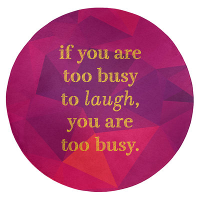 Tapis en poly-marque pour le rire