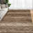Vintage Floral Area Rug 5x7 Washable Living Room Rug Boho Distressed Non Slip Floor Cover Non-Shedding Carpet for Bedroom Dining Room Nursery Office-685642760-685642759