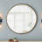 Anais Metal Round Wall Mirror