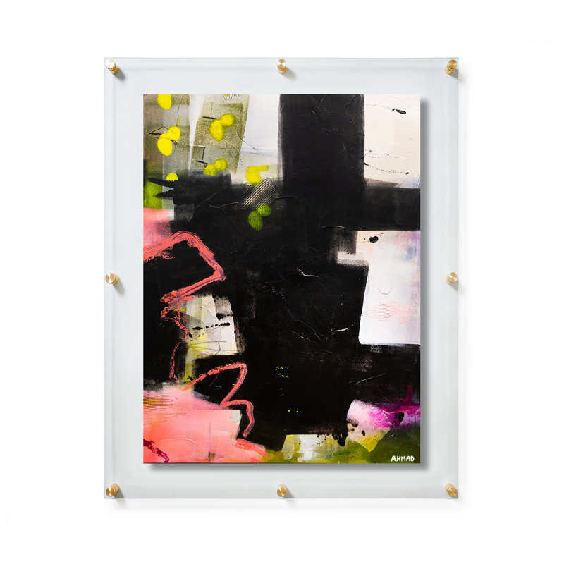 «Lady in the Streets» par Julie Ahmad, H 34 po x l 44 po