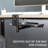VIVO Clamp-on 12 x 9 inch Rotating Laptop Tray for Office Desk