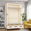 Rangement pour vêtements durable, organisateur de penderie portative en tissu non tissé et rangement, facile à assembler, comprend 3 tiroirs de rangement, idéal pour la location, les dortoirs, les chambres à coucher, beige-1467335996