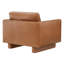 Fauteuil en cuir véritable Burgohy-125754402