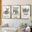 Happy Place Cabin - Toile tendue avec châssis sur mesure - 3 pièces-159690684-159690672
