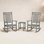 Rocker Estate 3-Piece Rocking Chair Set with Long Island 18" Side Table