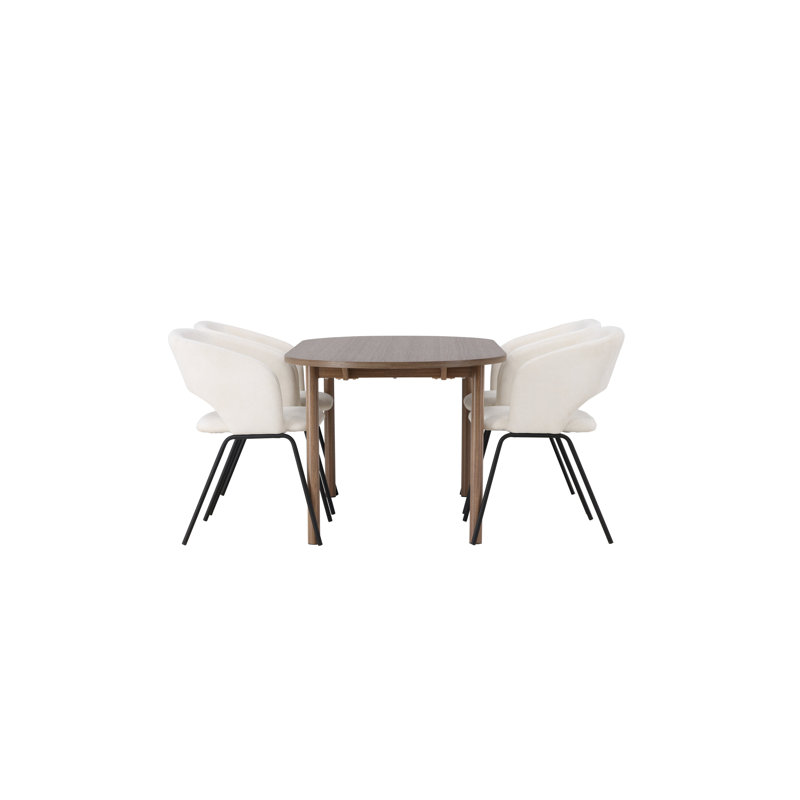 Malakai 4 - Person Dining Set