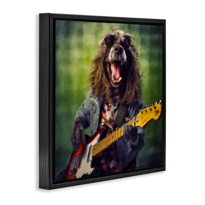 Musician Mutt Halen Floating Frame, design by Sean Parnell