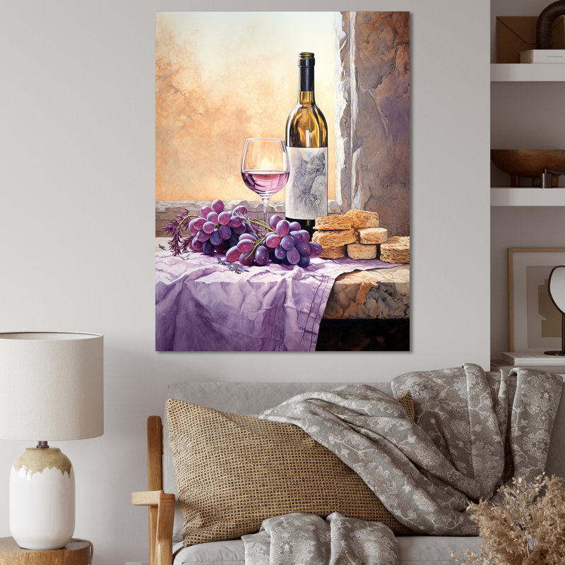 Winerys Whisper, reproduction d'art sur toile, H 20 po x l 12 po x P 1 po, Toile tendue