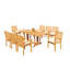 Hari Outdoor 9 - Piece Teak Dining Set