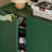 Green Solid wood Shoe Storage